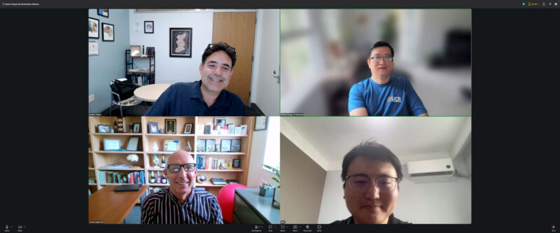 Mack Tianye Ma at his 2026 dissertation defense